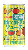 有機果実と野菜のジュース